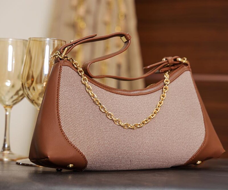 STYLES POINTER Crossbody Bag - Brown Dual Tone