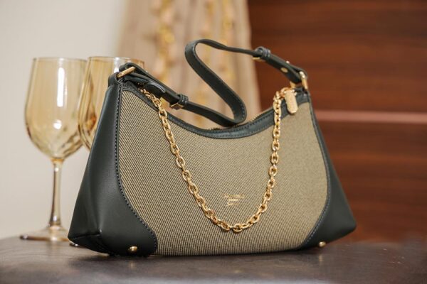 STYLES POINTER Crossbody Bag - Gray Beige Dual Tone