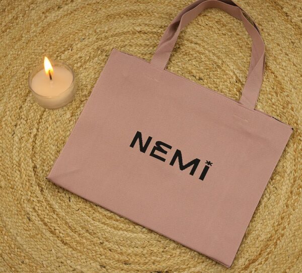 STYLES POINTER Handmade Tote Bag – Spacious, Eco-Friendly, Double Handle Shoulder Bag - Beige