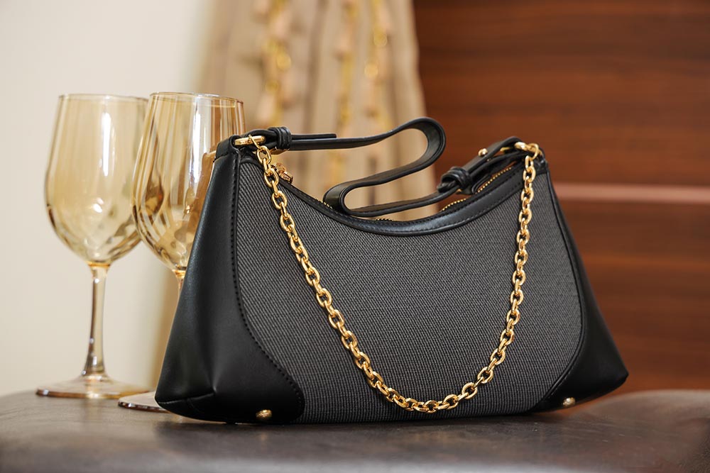 STYLES POINTER Crossbody Bag - Black Gray Dual Tone - Image 2