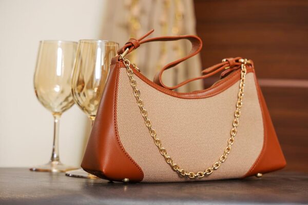 STYLES POINTER Crossbody Bag - Light Brown Beige Dual Tone - Image 2