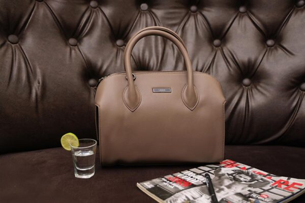 STYLES POINTER Minimalist PU Shoulder Bag – Stylish Casual Tote for Women - Brown