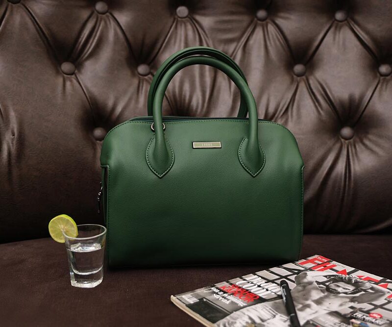 STYLES POINTER Minimalist PU Shoulder Bag – Stylish Casual Tote for Women - Green