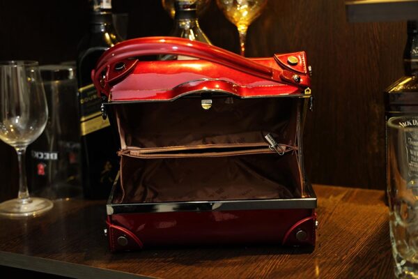 STYLES POINTER Copper Metallic Elegance Crossbody Red Bag - Image 3