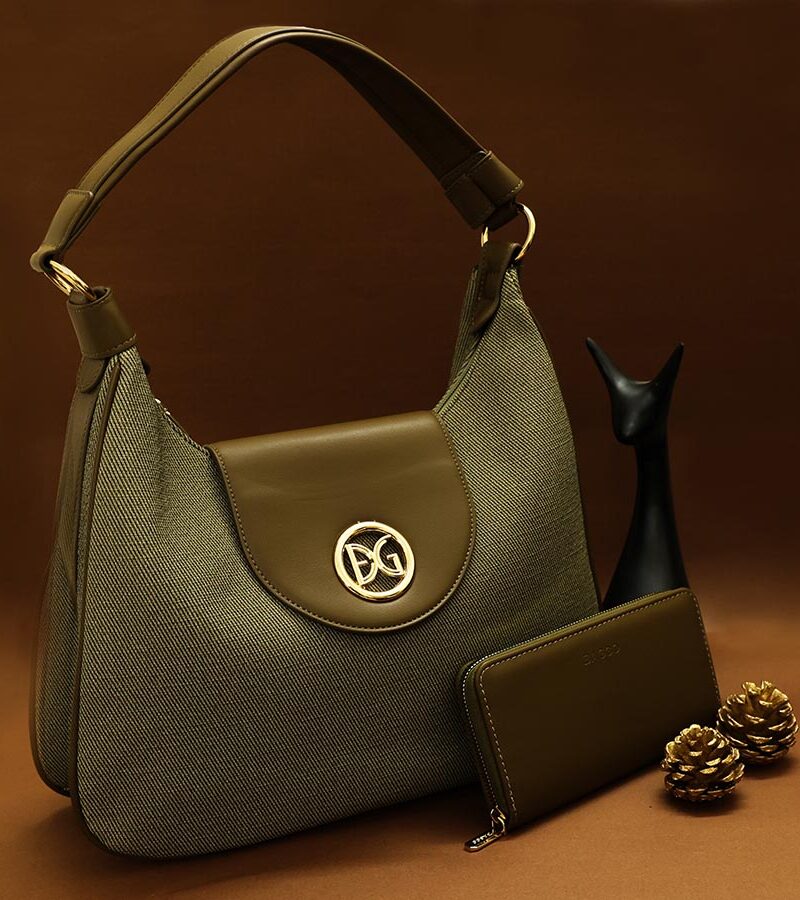 STYLES POINTER Crossbody Bag - Green Dual Tone
